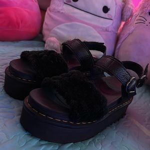 Black Platform Dr. Martens